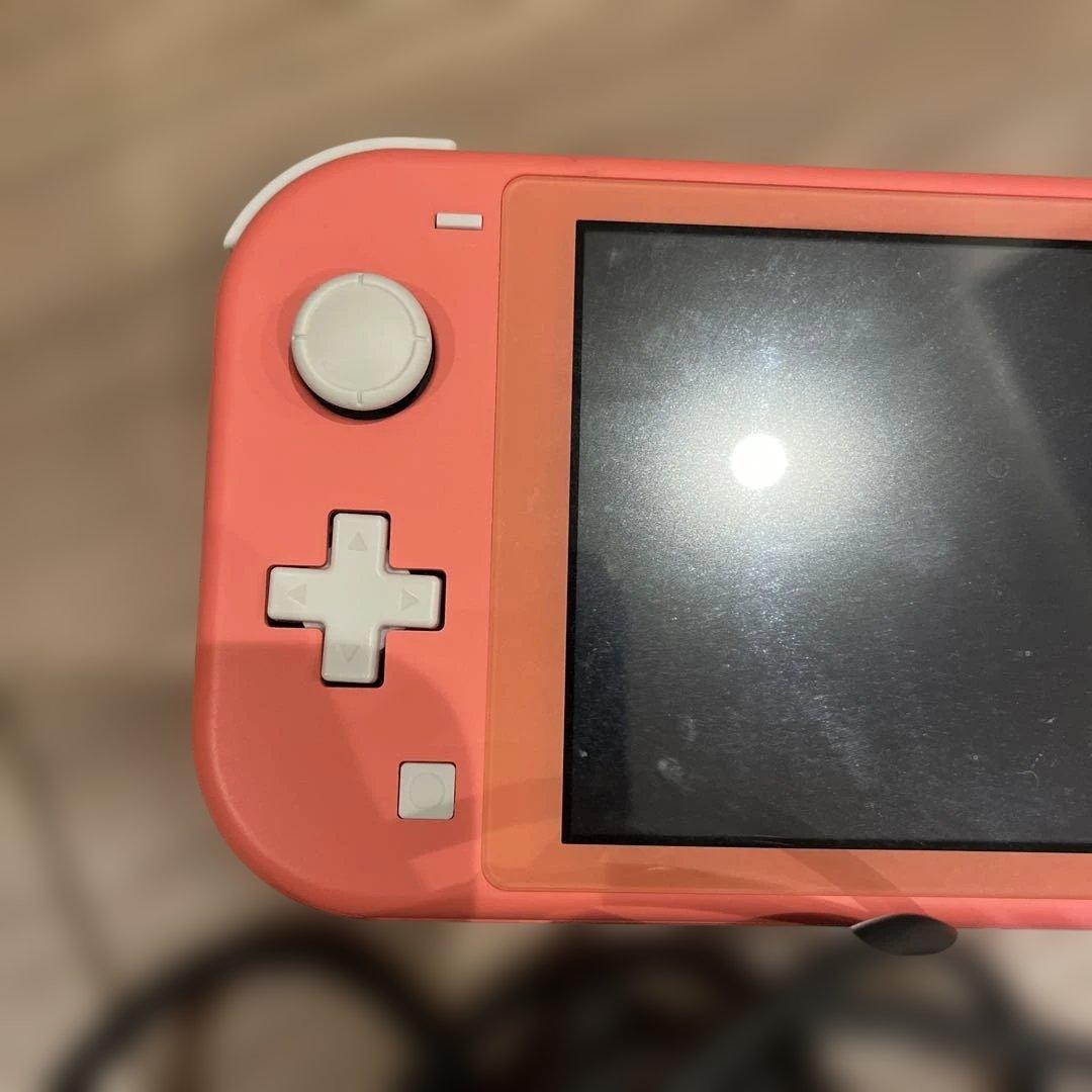 値下げ　Nintendo Switch Lite コーラル 本体 ACアダプター