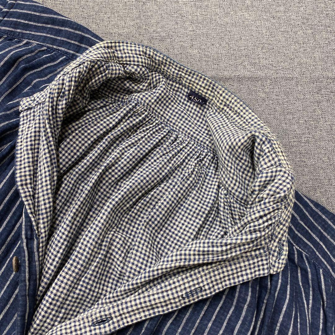 N781◯ 45Rコットンワンピース ストライプ