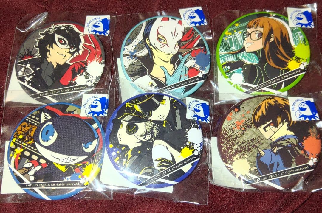 ペルソナ5 総攻撃 缶バッジ コトブキヤ 6個セット