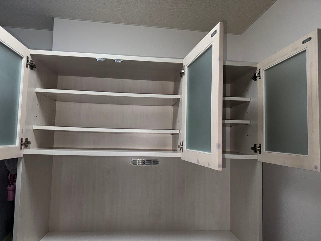 120cm 食器棚 キッチンボード 家電 レンジ 収納 北欧風カラー