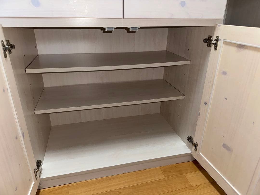 120cm 食器棚 キッチンボード 家電 レンジ 収納 北欧風カラー