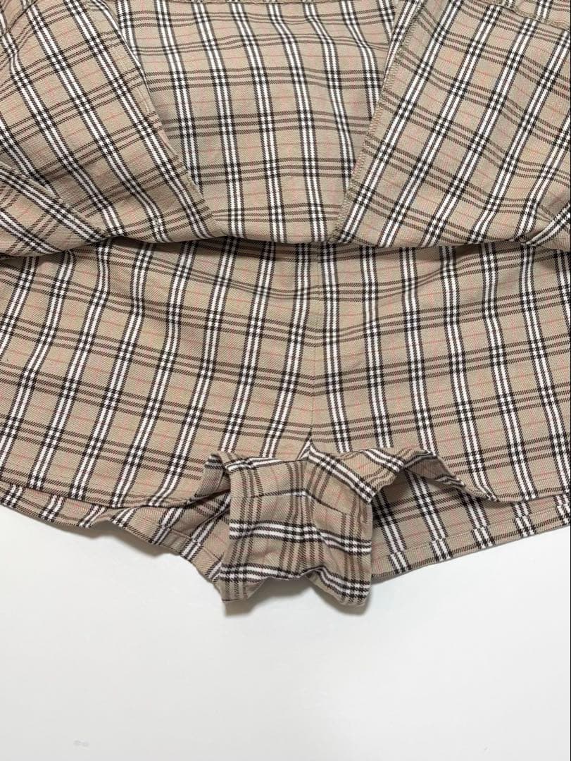 BURBERRY BLUE LABEL ミニスカート インナーパンツ付き
