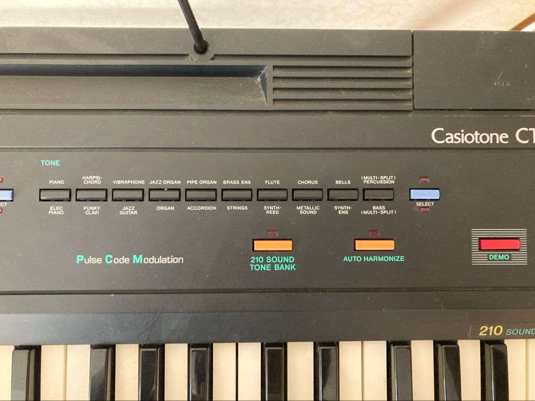 Casiotone CT-607 スタンド、譜面台、アダプター付