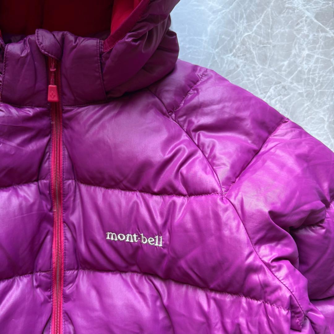 【美品‼️】mont-bell ダウンジャケット パープル S モンベル 160