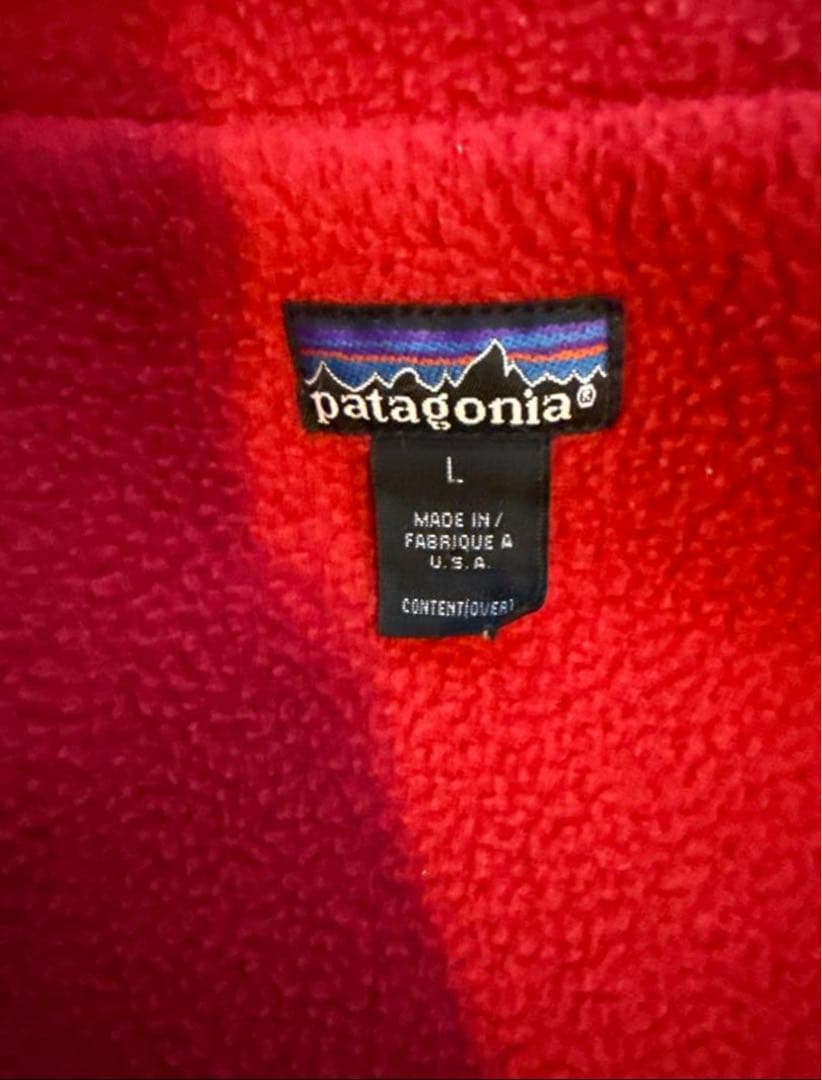 美品USA製90's patagonia シェルドシンチラベスト L