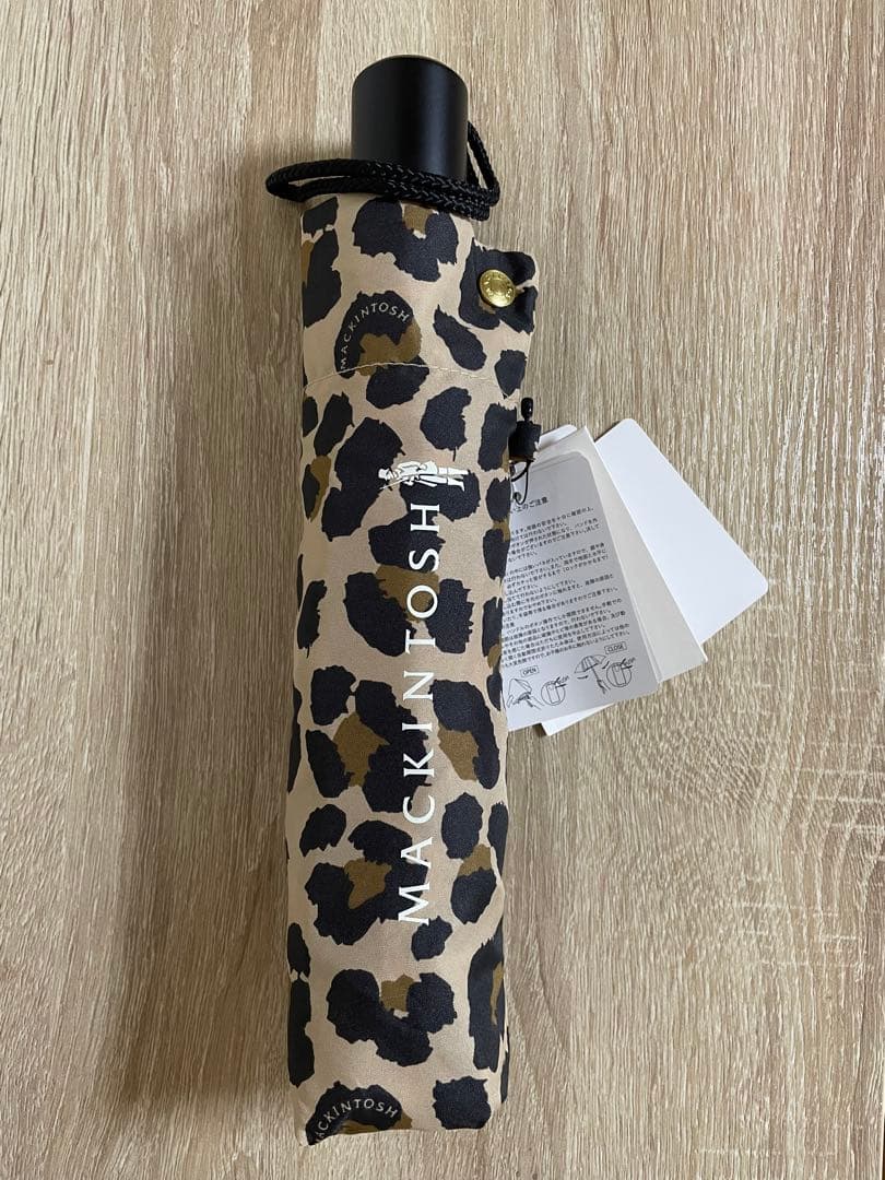 MACKINTOSH ヒョウ柄 折りたたみ傘 55cm