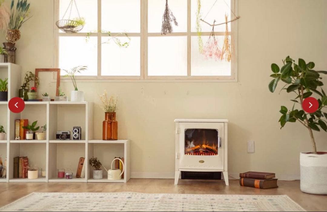 値下げ！Dimpled ディンプレックス 電気暖炉 LUClll12WJヒーター