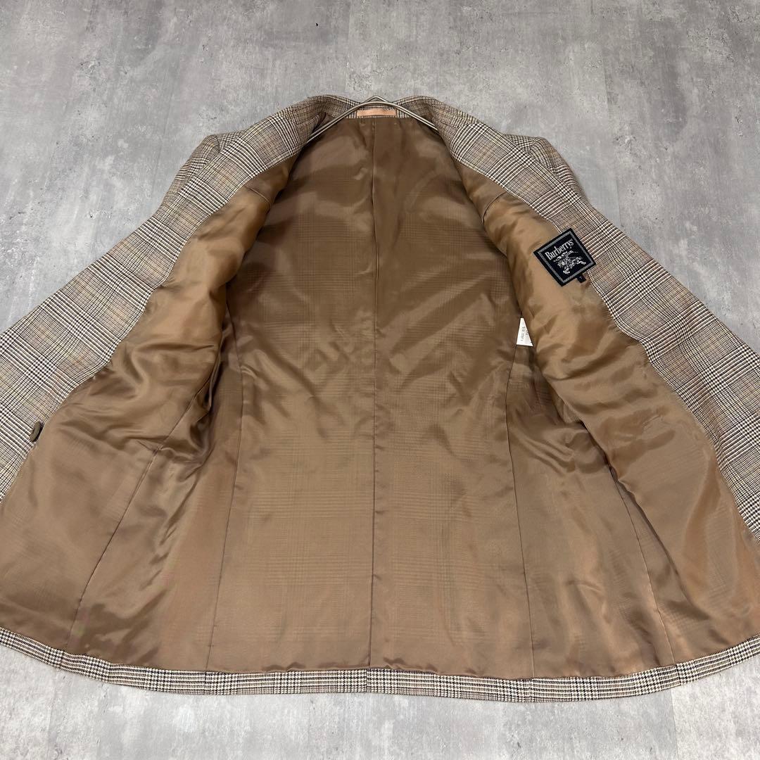 美品 バーバリーズ レディース ダブルスーツ スカート 上下 7号 シルク混