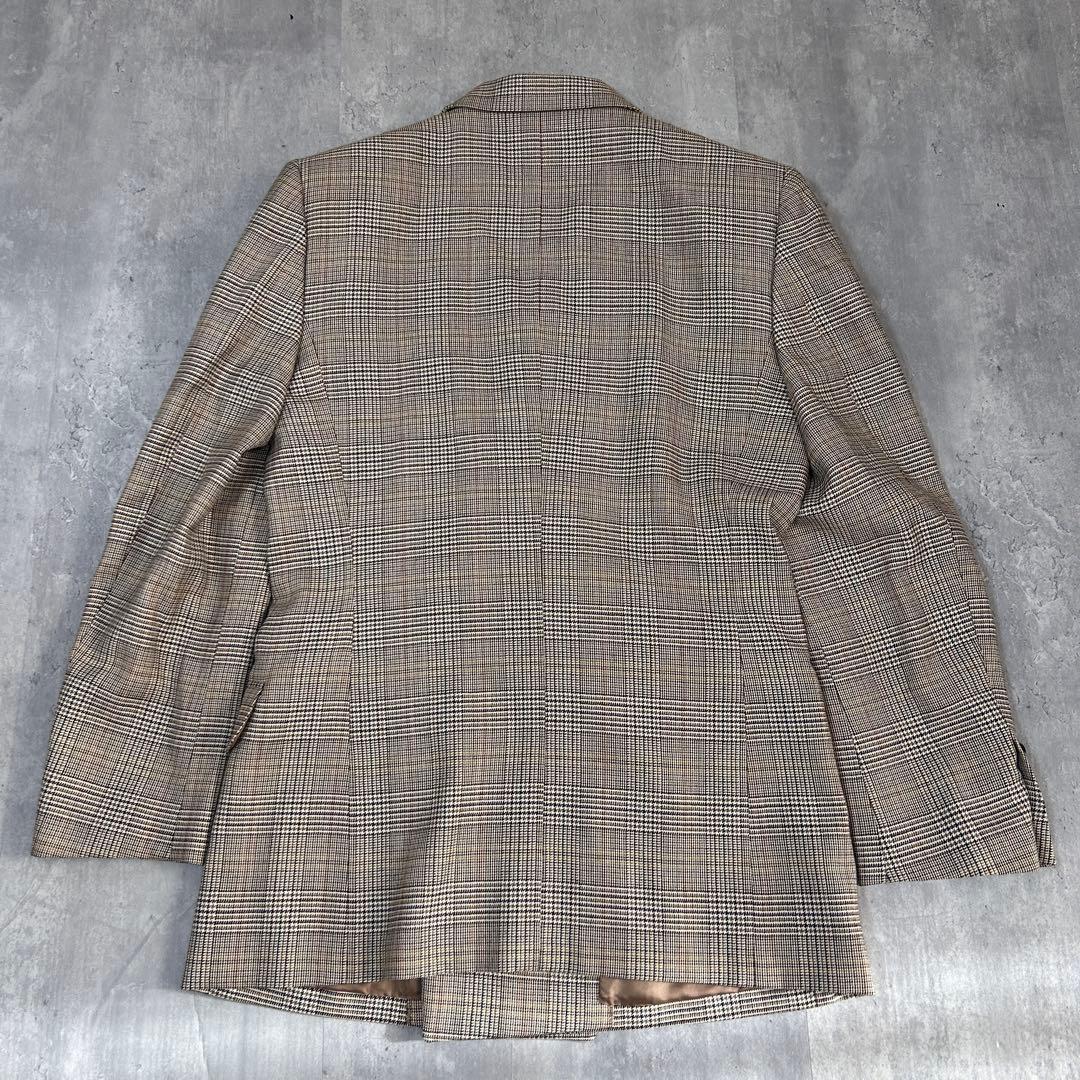 美品 バーバリーズ レディース ダブルスーツ スカート 上下 7号 シルク混