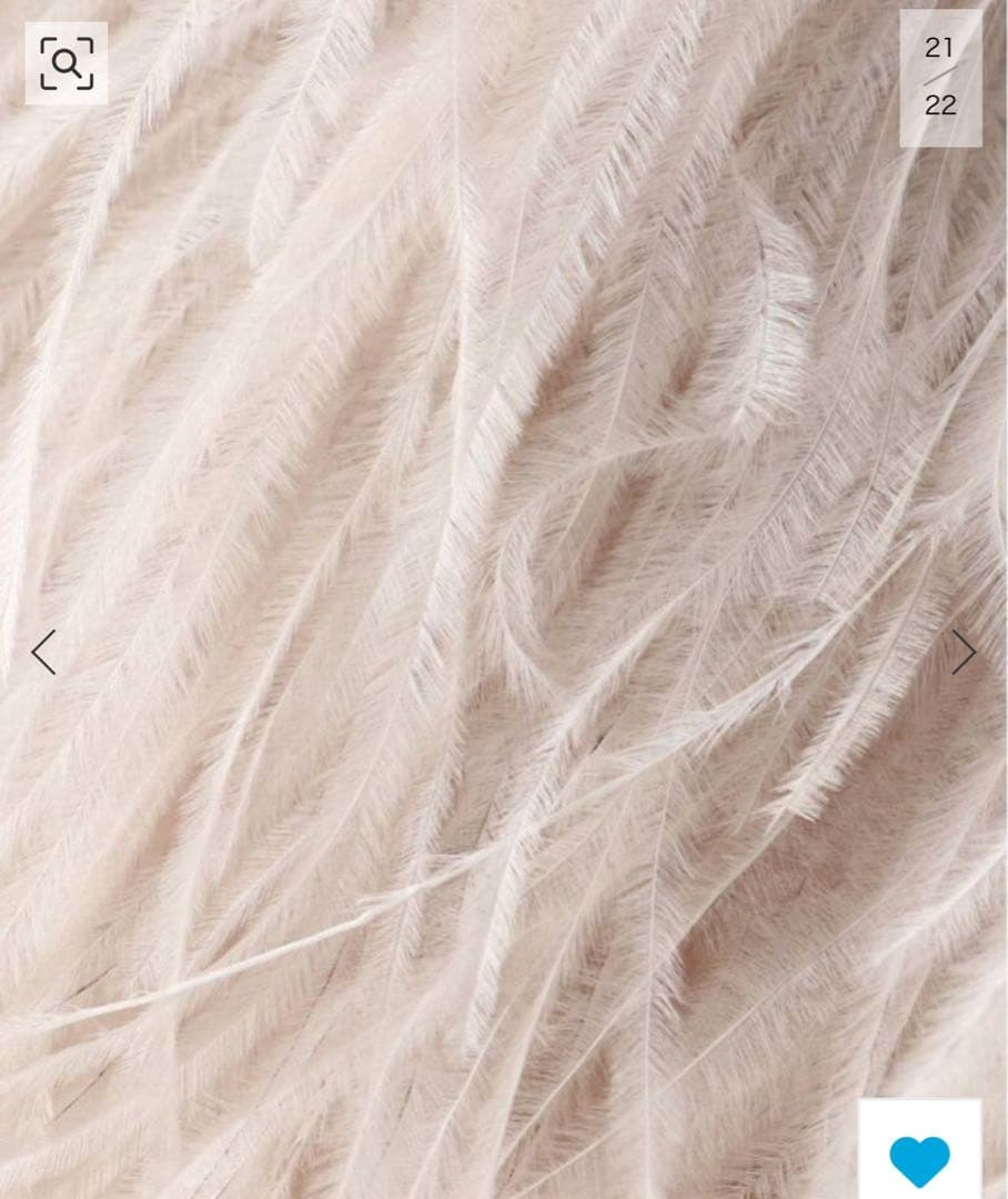 新品♡ふわふわ♡VERMEIL par iena オーストリッチコサージュ