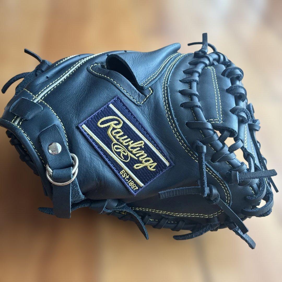 Rawlings 軟式用キャッチャーミットネイビー