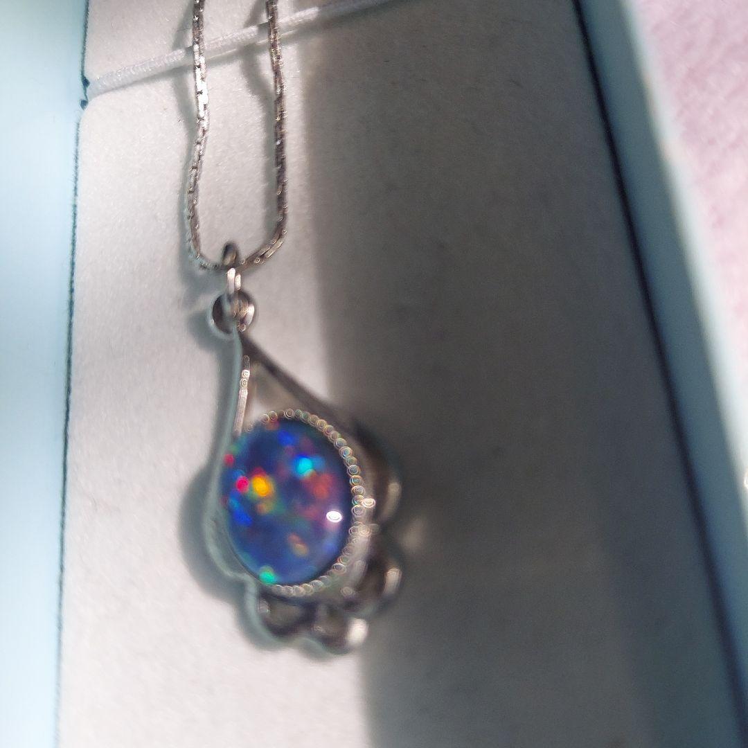 オパールペンダント P413 K18ゴールド 宝石保証書付き