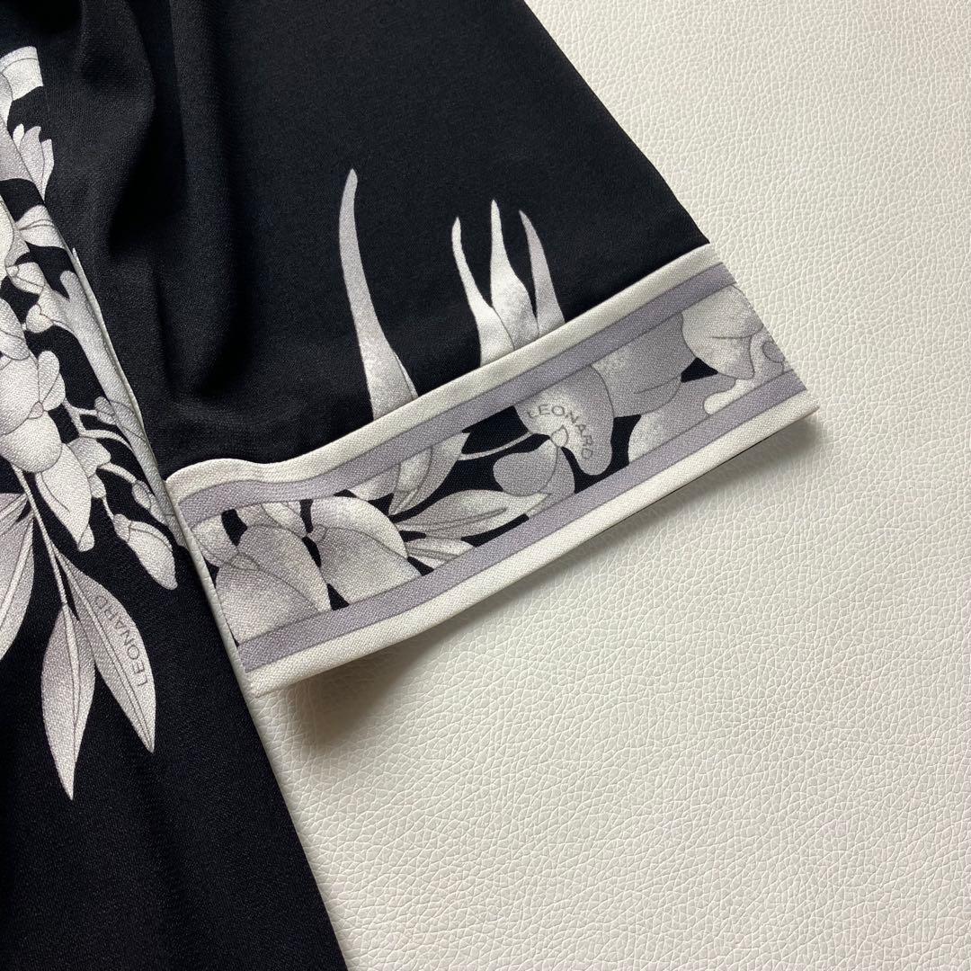 近年美品　レオナール　チュニック　カンカン　花柄　40