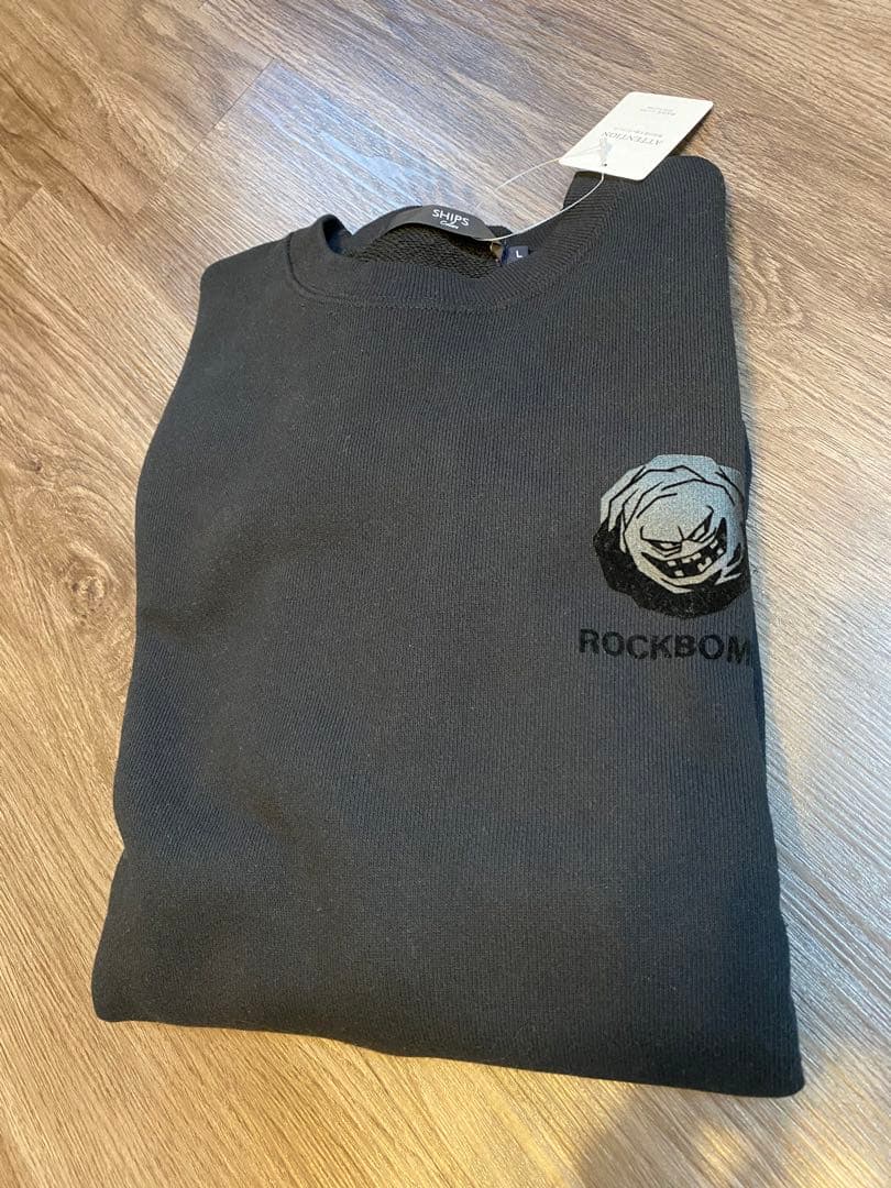 ドラゴンクエスト　コラボ　 SHIPS ドラクエ ばくだん岩　新品タグ付き L