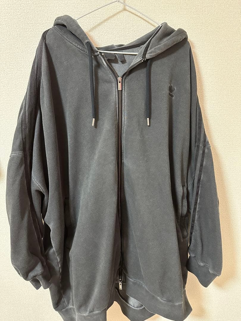 Adidasシーズン2ウォッシュド ダブルジップパーカー