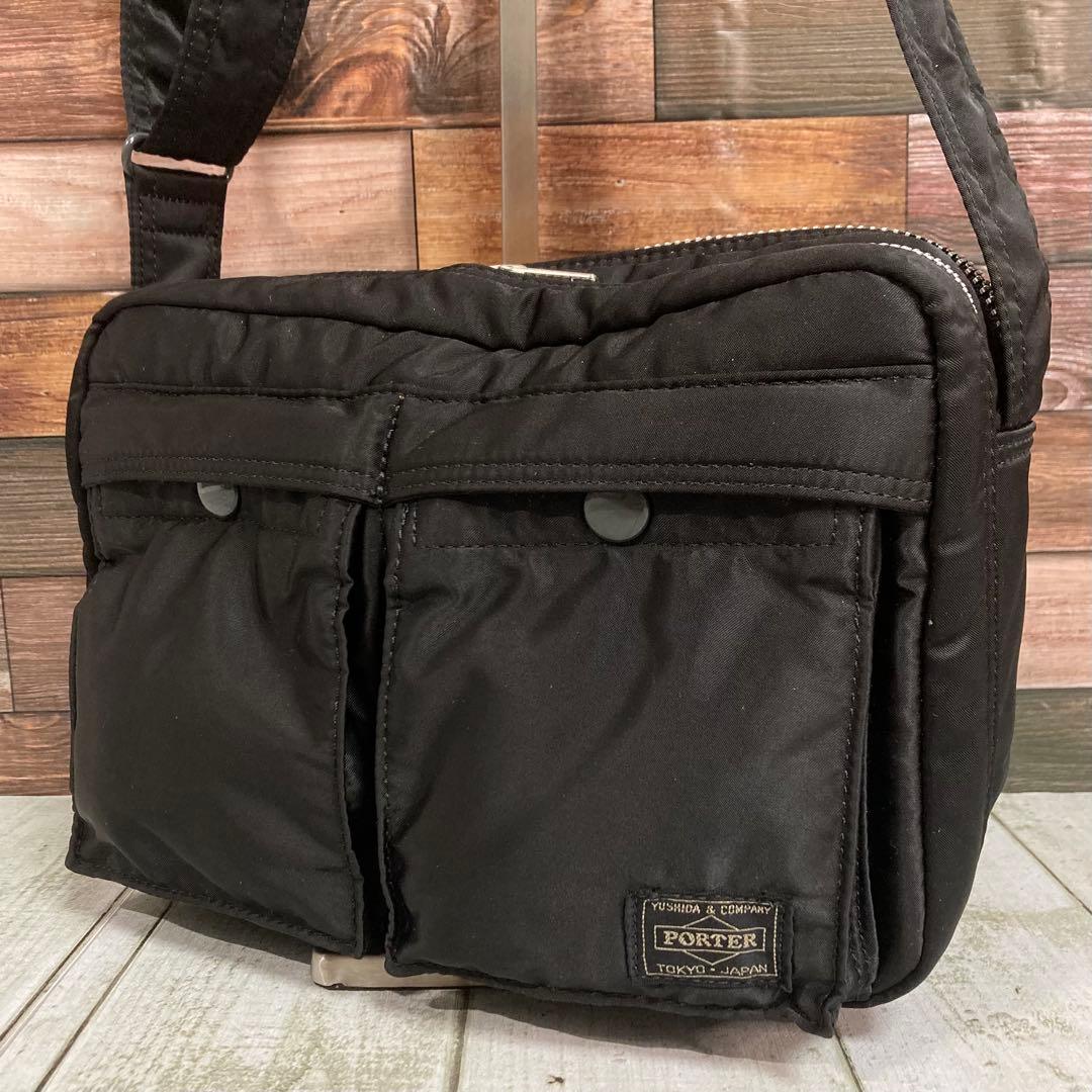 新品　ポーター PORTER タンカー　2層式　ショルダーバッグ　黒　吉田カバン