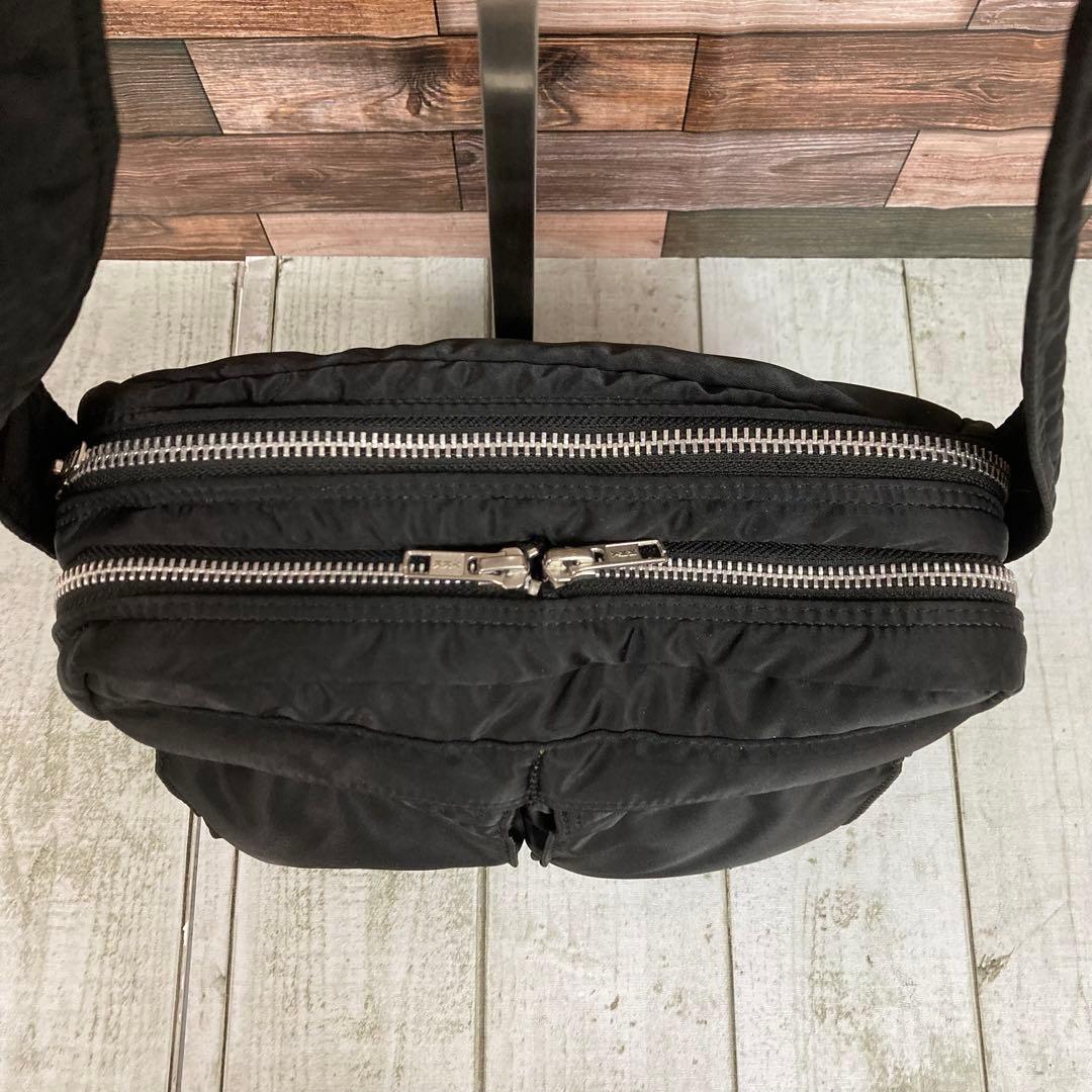 新品　ポーター PORTER タンカー　2層式　ショルダーバッグ　黒　吉田カバン