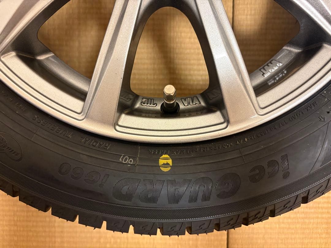 YOKOHAMA スタッドレスタイヤホイール4本セット155/65R14 75Q