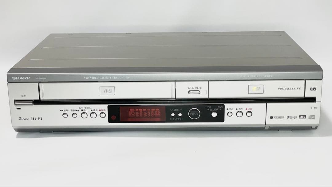 【big】極美品SHARP DV-RW190 VHS一体型DVDレコーダー