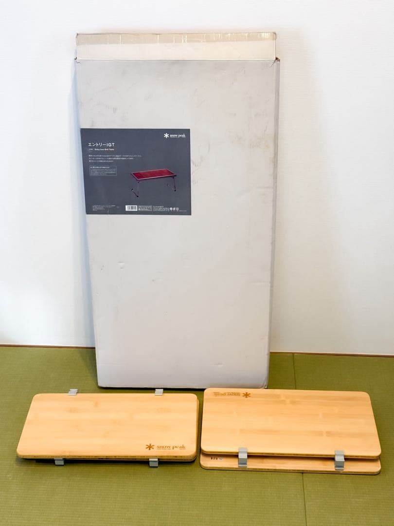 スノーピーク エントリーIGT CK-080スライドトップハーフ 竹 4枚セット