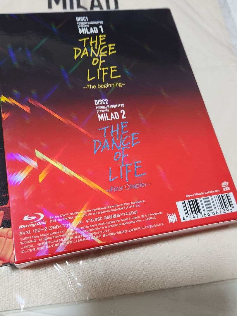 トートバッグ付 角松敏生 MILAD1&2 Blu-ray 2枚組(初回限定)