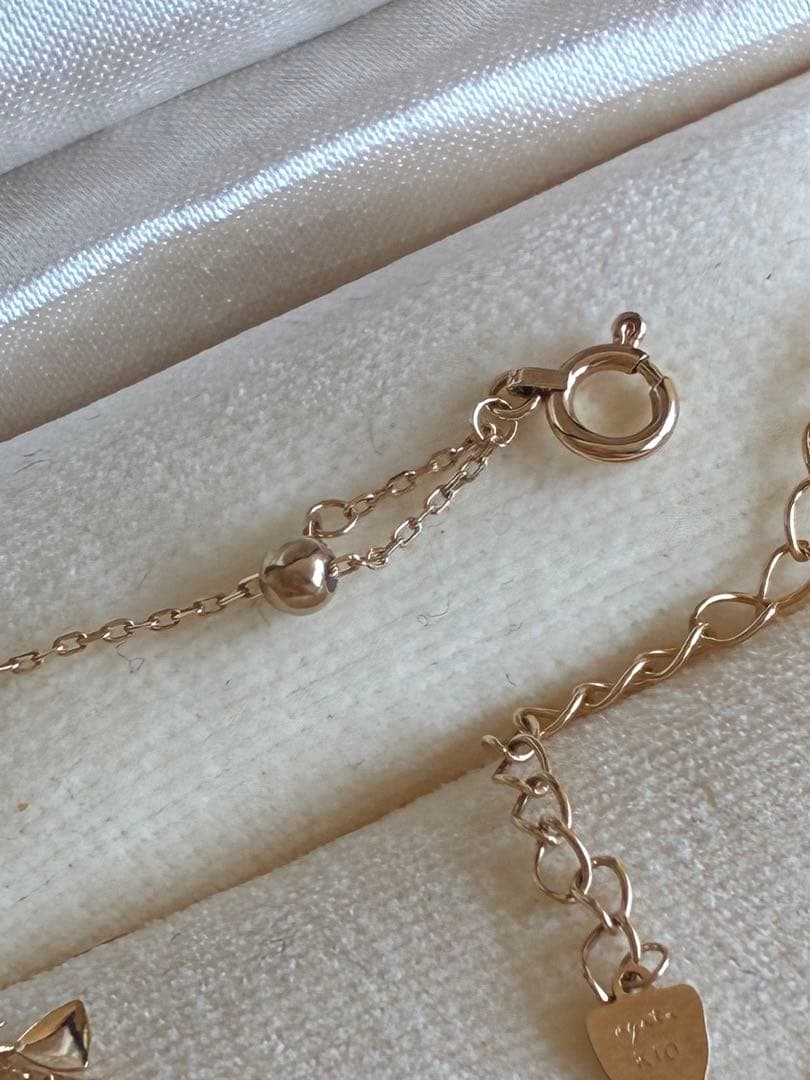 agete アガット K10 アンクレット ブレスレット