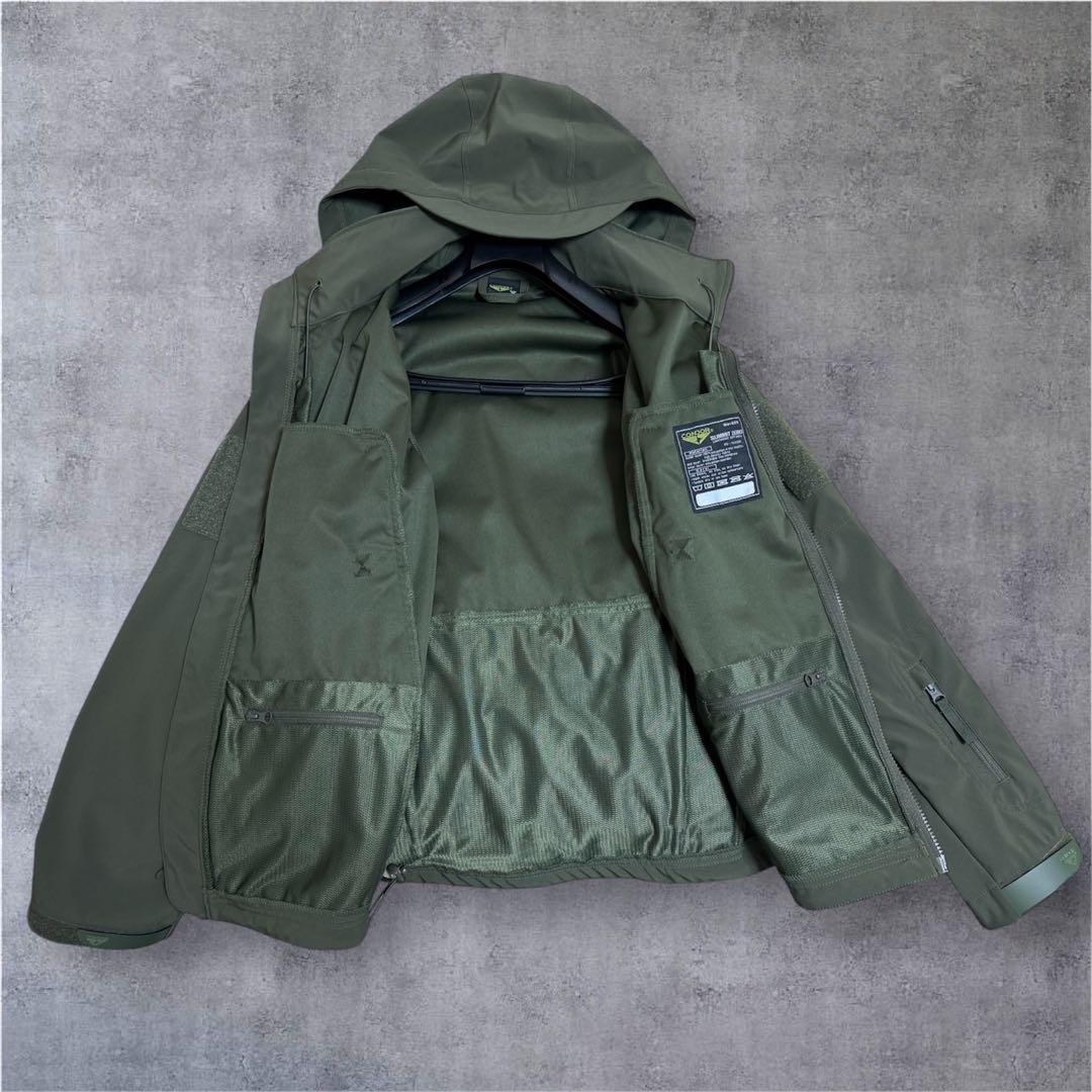 CONDOR609 SUMMITZERO ソフトシェルジャケット OD US-M