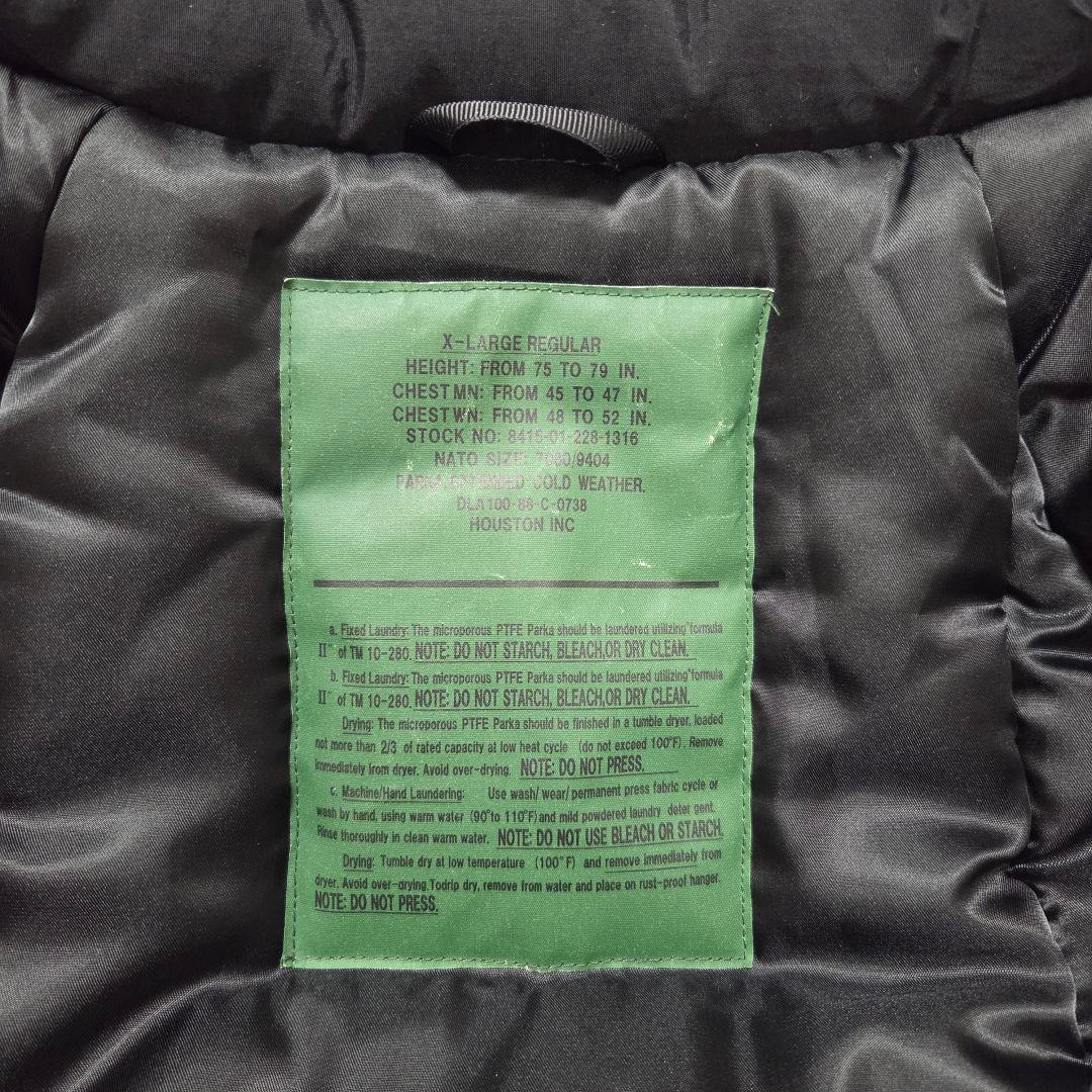 ヒューストン レベル7 ジャケット ミリタリージャケット ブラック XL