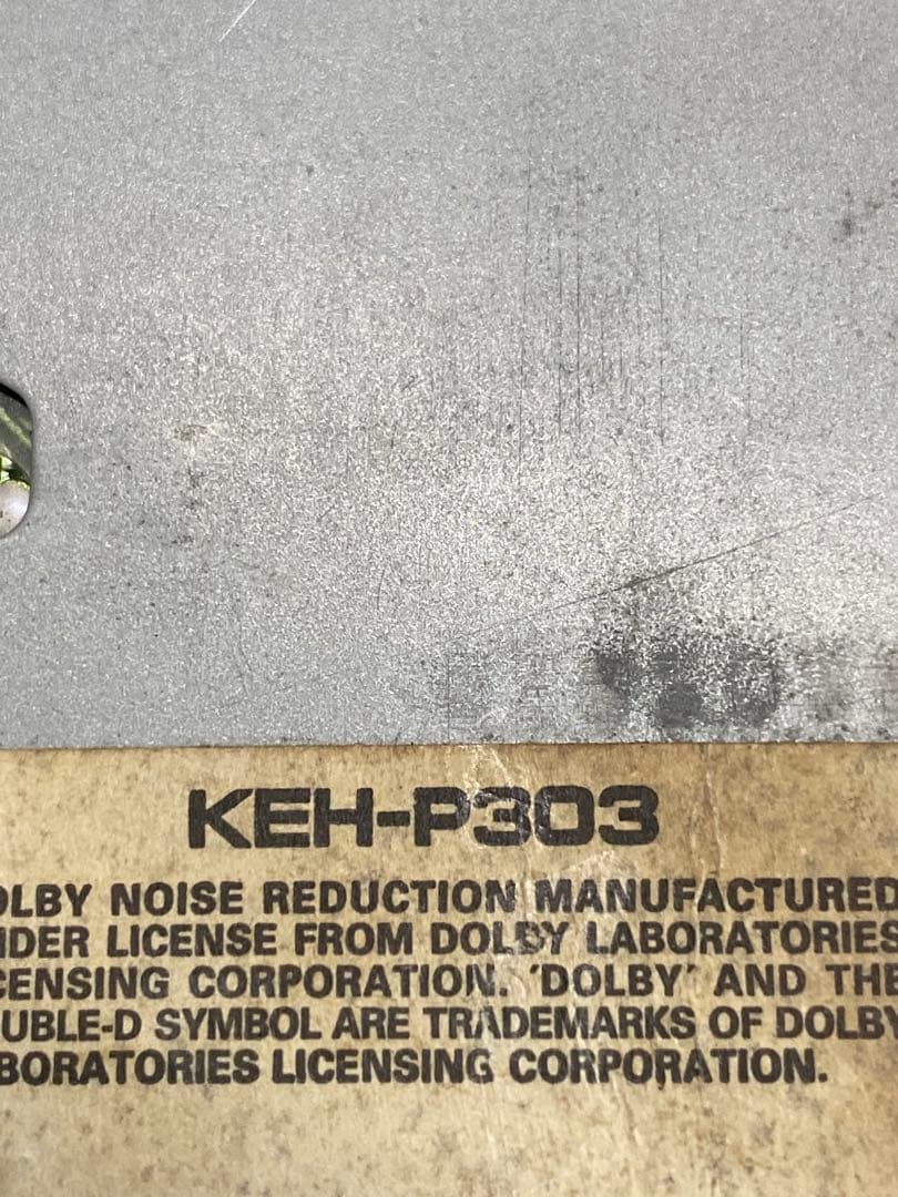 カロッツェリアKEH-P303 CDX-PG3096ZY ジャンク品