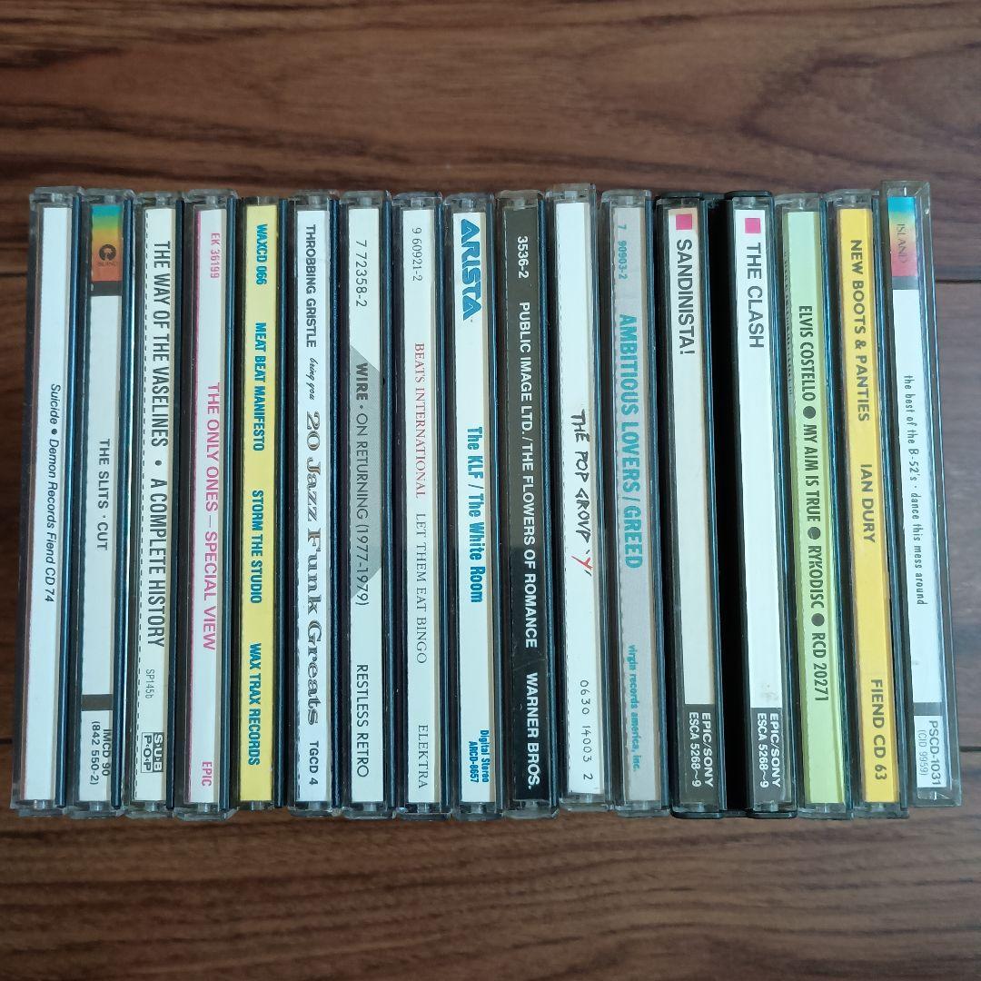 パンク、ニューウェーブ　中古CD16作品　まとめ売り