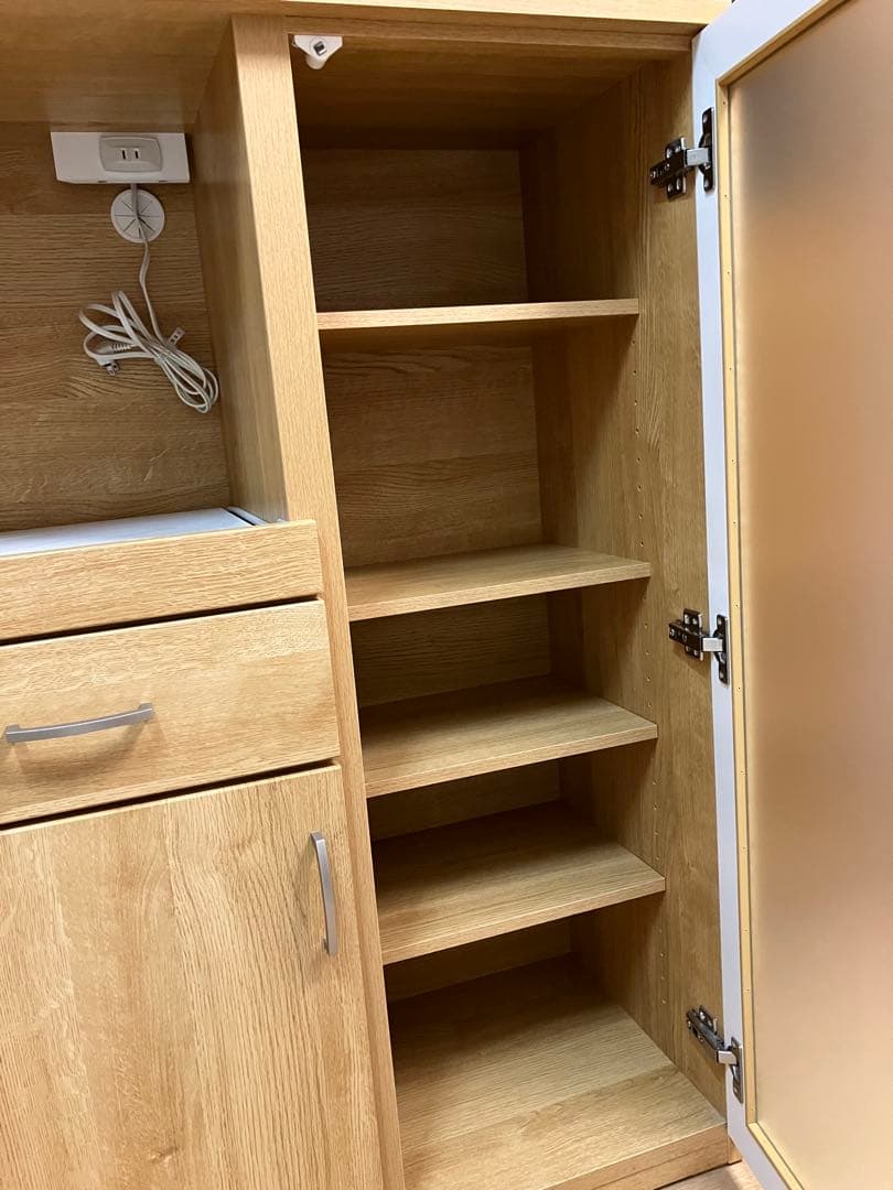 【7/20まで】ニトリ レンジボード 80幅　コパン（旧モデル）　ナチュラル