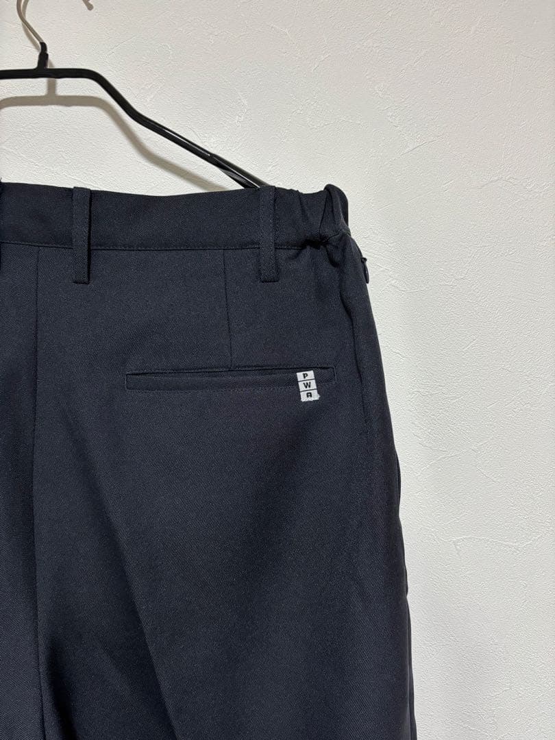 PWA スラックス メンズ L ネイビー