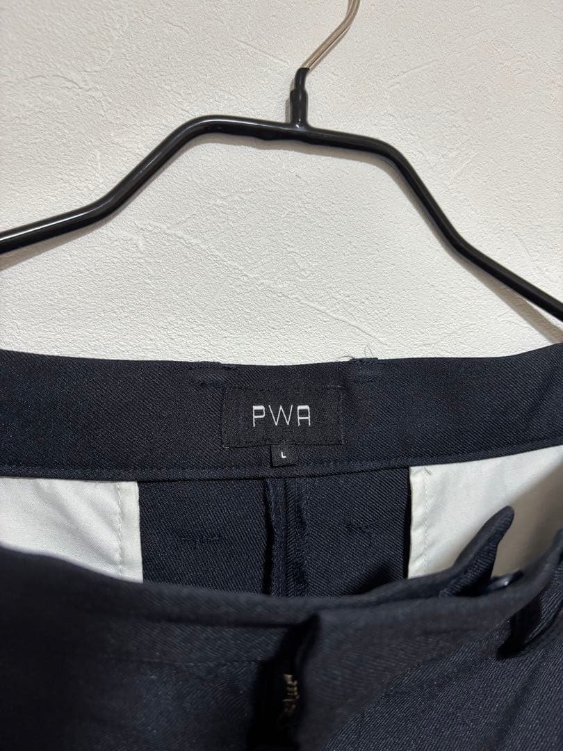 PWA スラックス メンズ L ネイビー