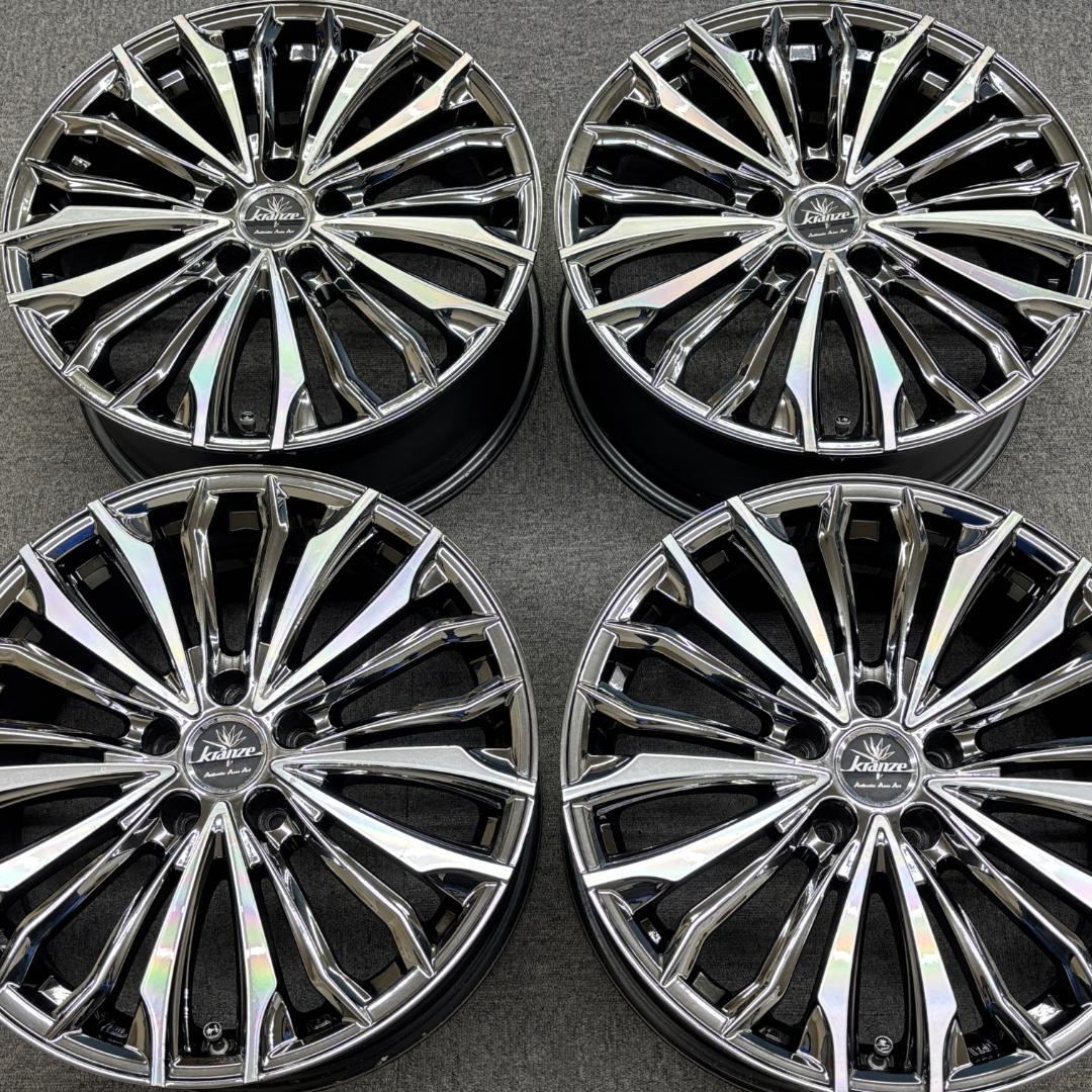 新品タイヤ付 weds クレンツェ フェルゼン 215/45R18 ノアクラウン