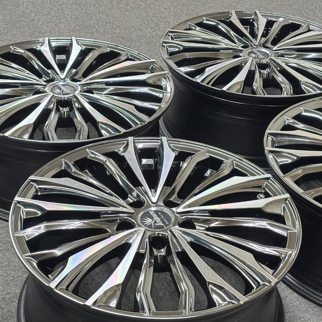 新品タイヤ付 weds クレンツェ フェルゼン 215/45R18 ノアクラウン