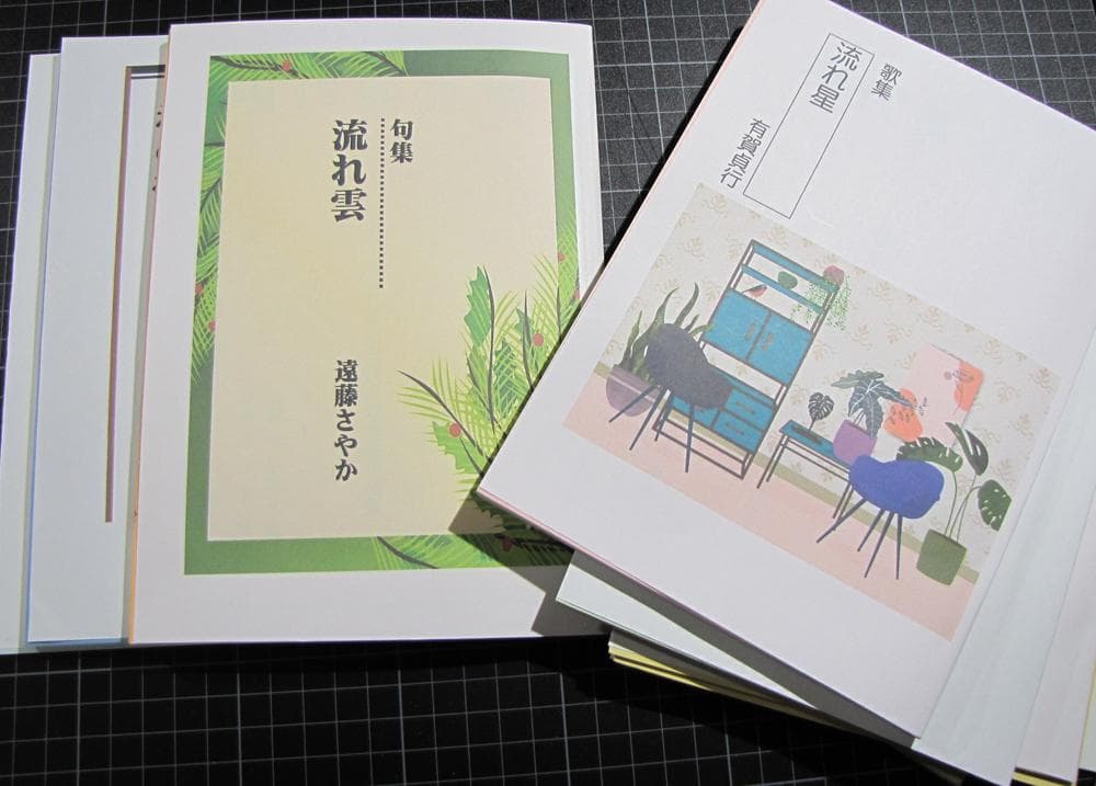 ★『少額本づくり』句集・歌集・詩集他／コース❸A5判50冊／編集から全工程を含む