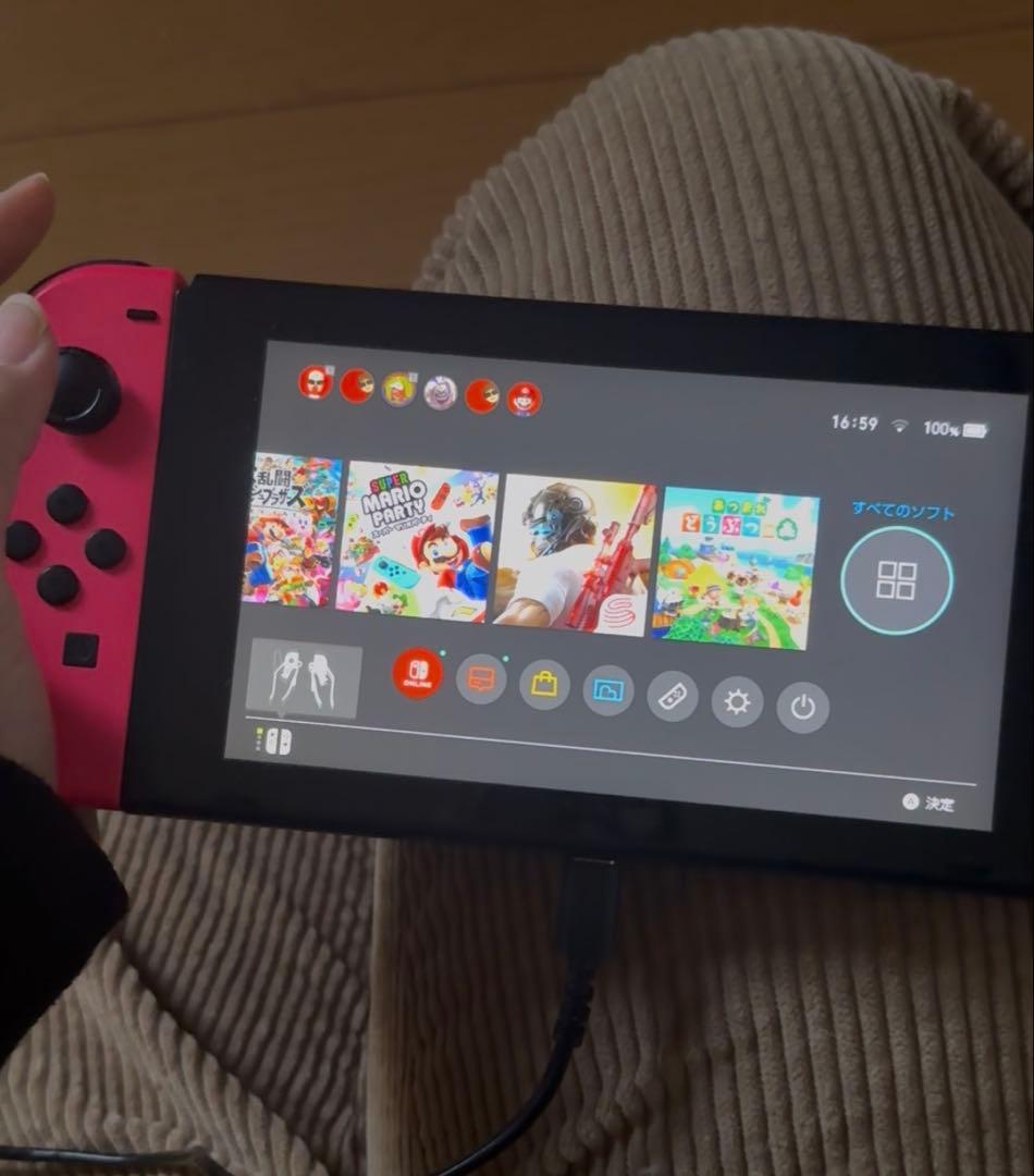 Nintendo Switch 本体 ピンク・グリーン ジャンク扱い