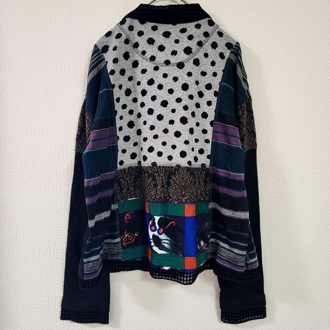 美品✨　オレボレブラ アルベロベロ ぶたさん　ビジュー　長袖シャツ　ウール混