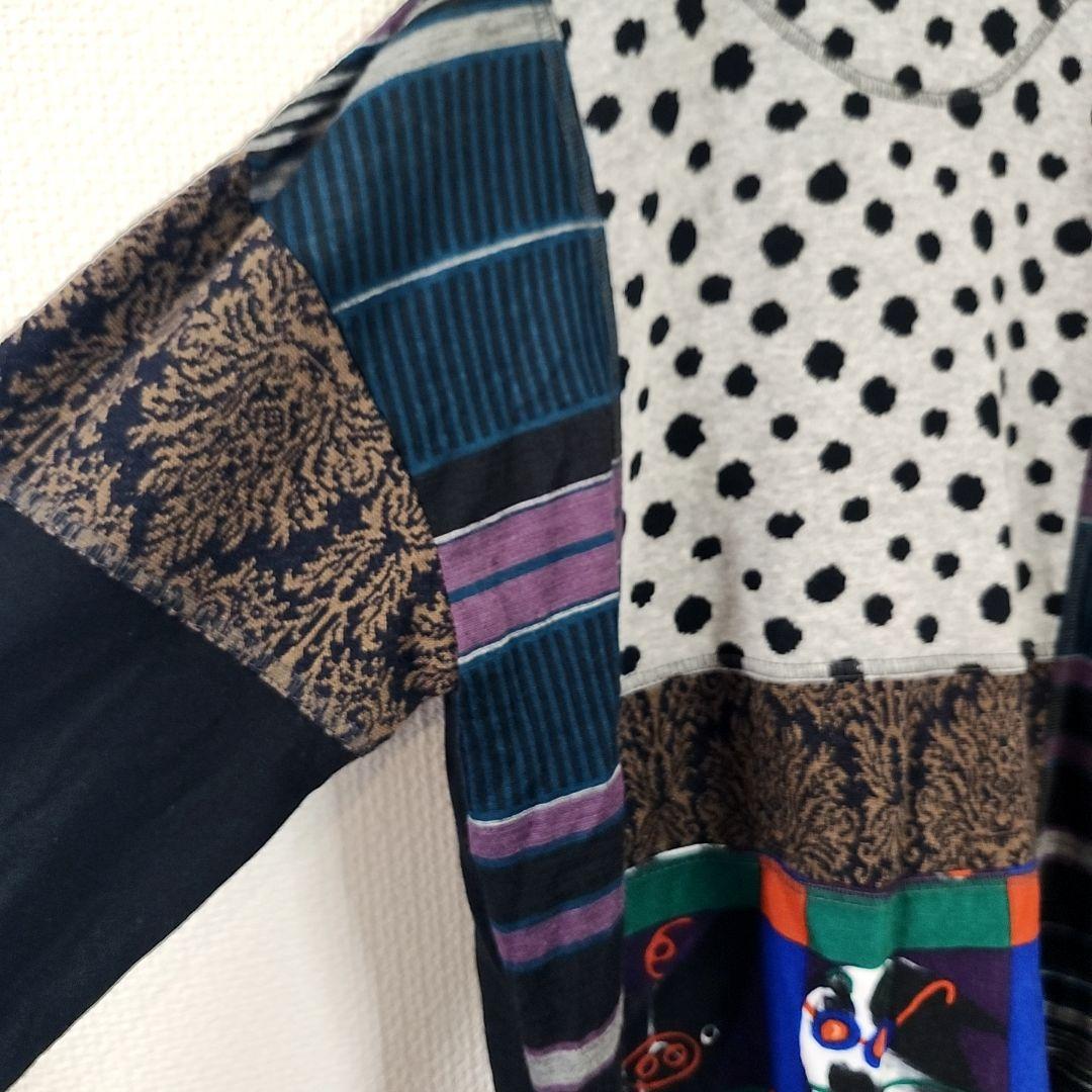 美品✨　オレボレブラ アルベロベロ ぶたさん　ビジュー　長袖シャツ　ウール混