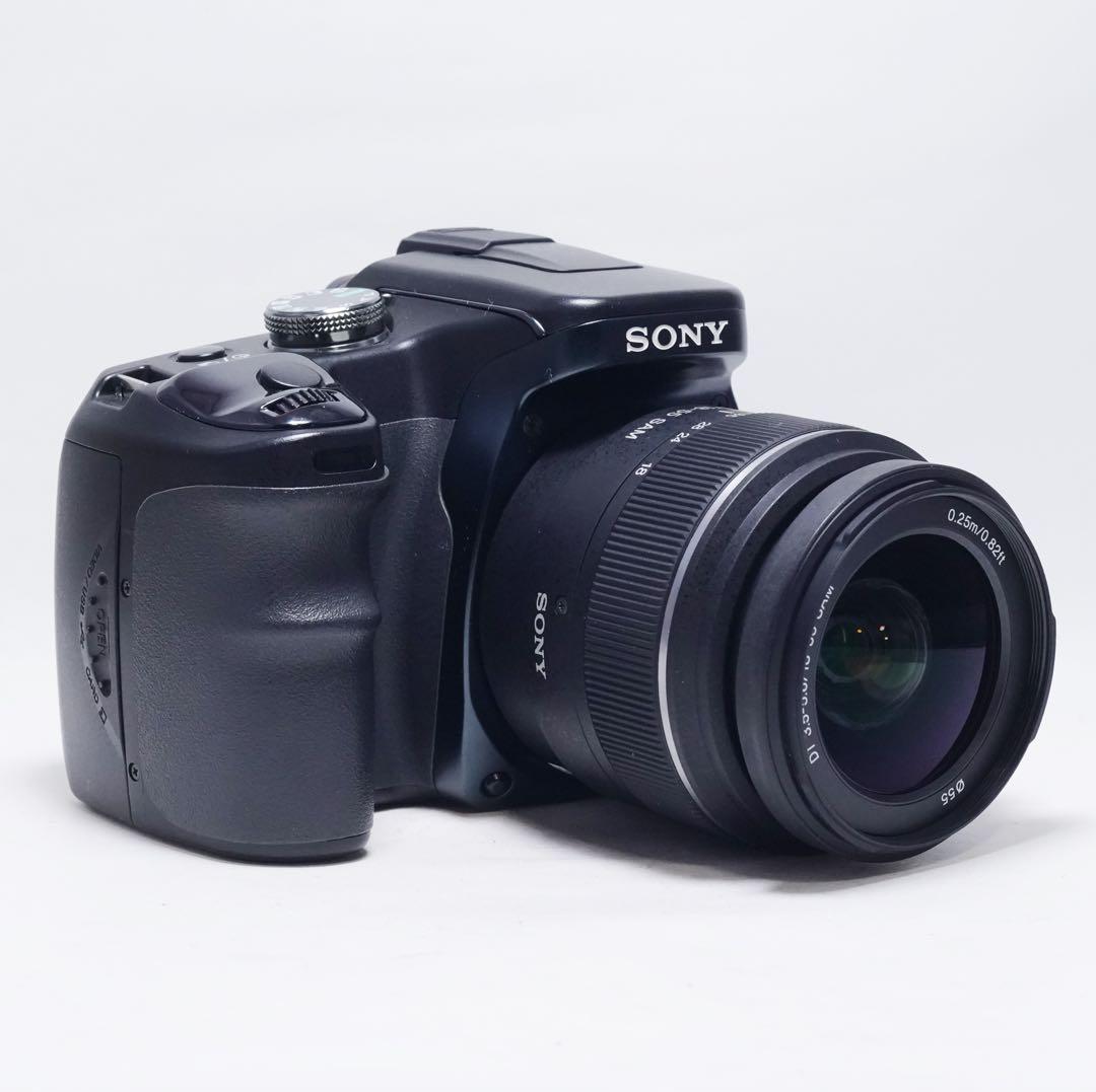 動作確認済 美品 SONY DSLR-A100 α100 18-55mm レンズ