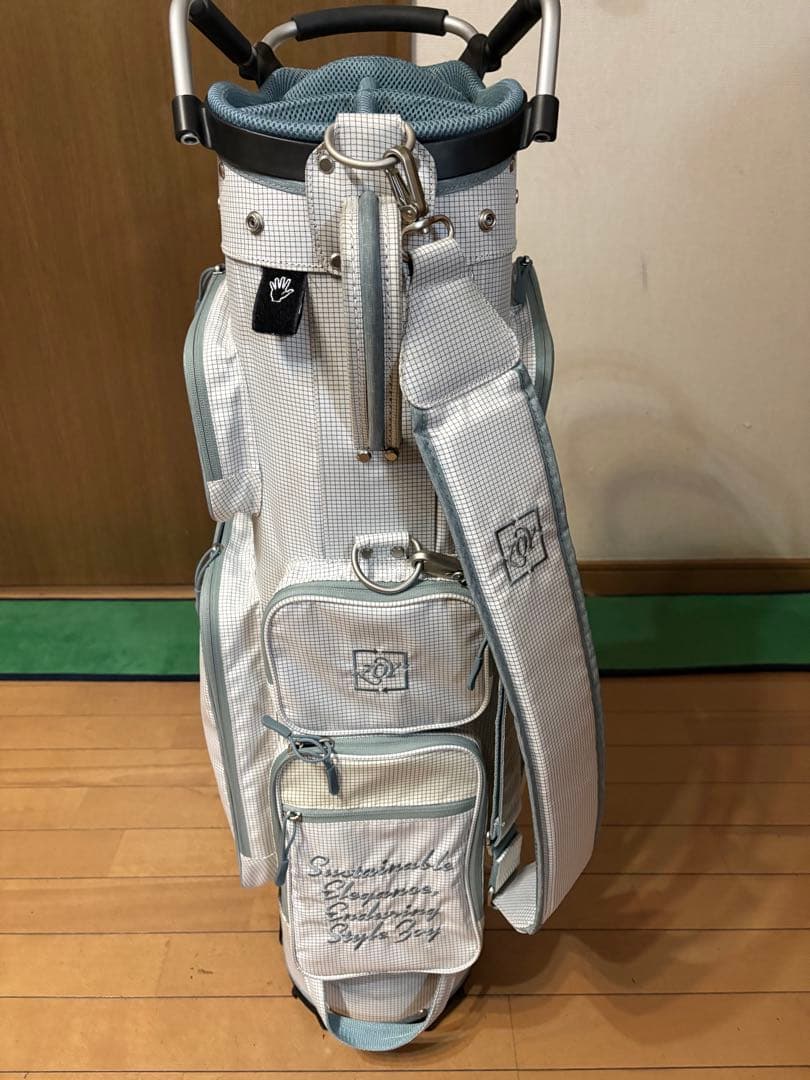 ZOY キャスター付き UNISEX R-PET キャディバッグ フード無