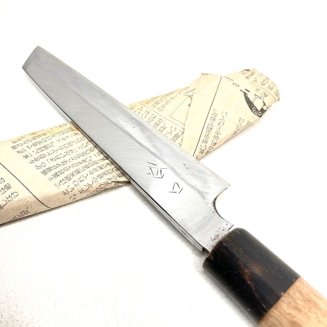 ブ*ナ様 本鍛錬 極上 むきもの包丁 六寸 刃渡り約180mm 和包丁 剝きも