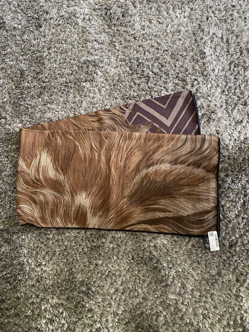 新品未使用　エルメス　カレ100 ROAAAAAR！ブラウン