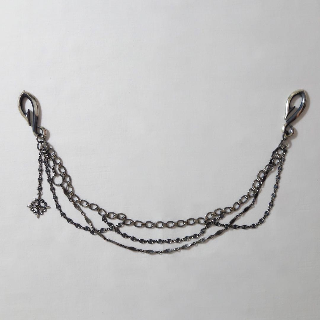 Tornado Mart Silver Wallet Chain 三連