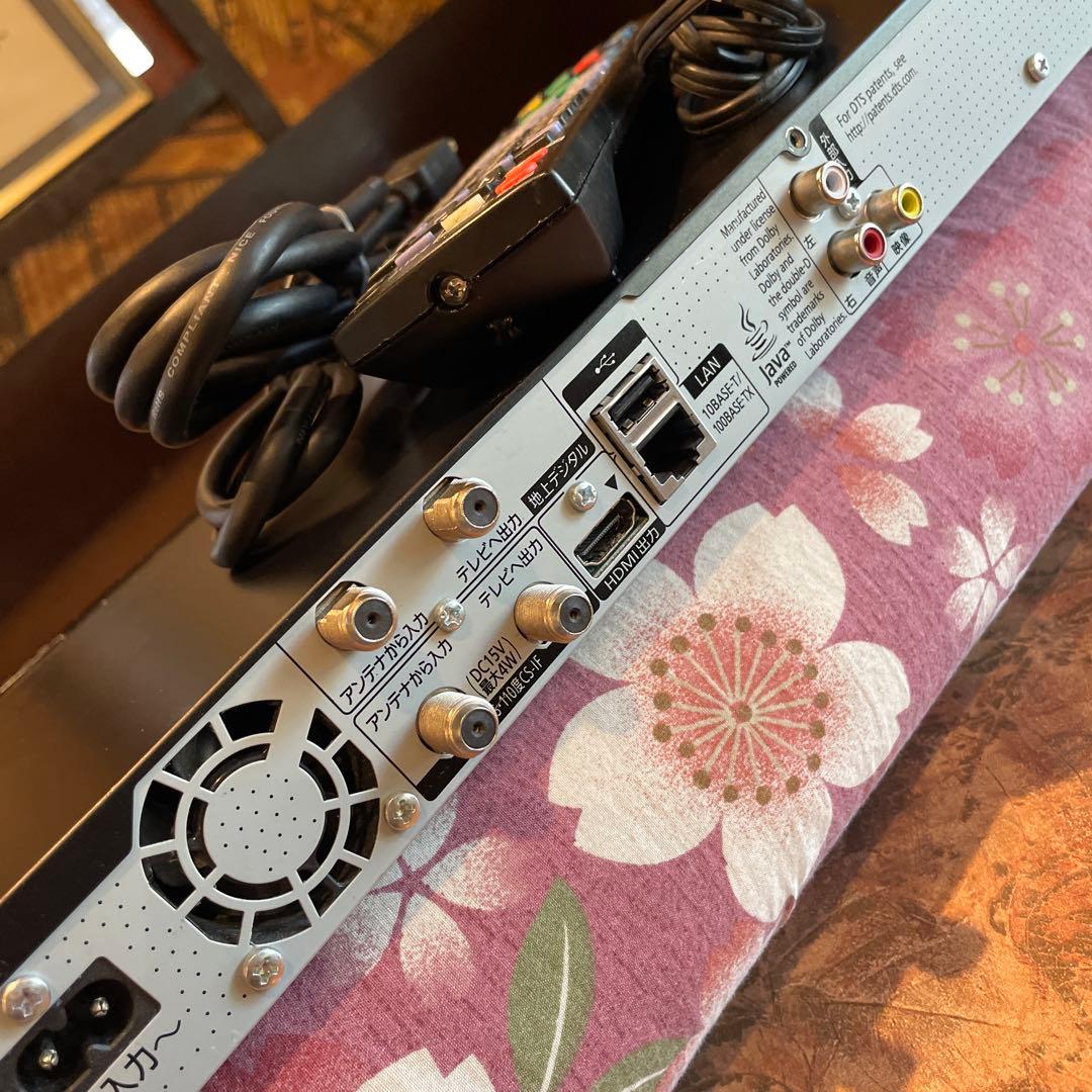 パナソニックDMR-BRW500 2番組W録画15倍録　純正リモコン等付フル装備