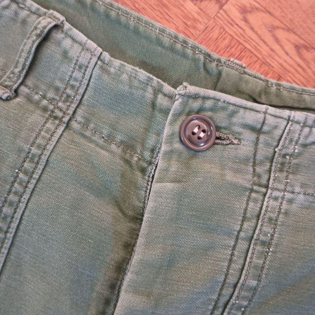 ベイカーパンツ 50s カーゴパンツ ミリタリー ボタンフライ US ARMY