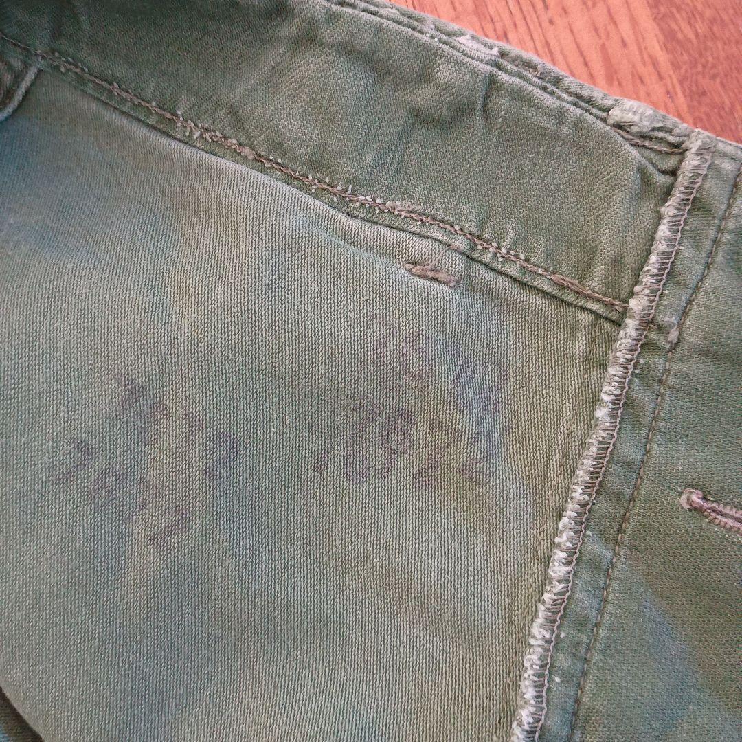 ベイカーパンツ 50s カーゴパンツ ミリタリー ボタンフライ US ARMY