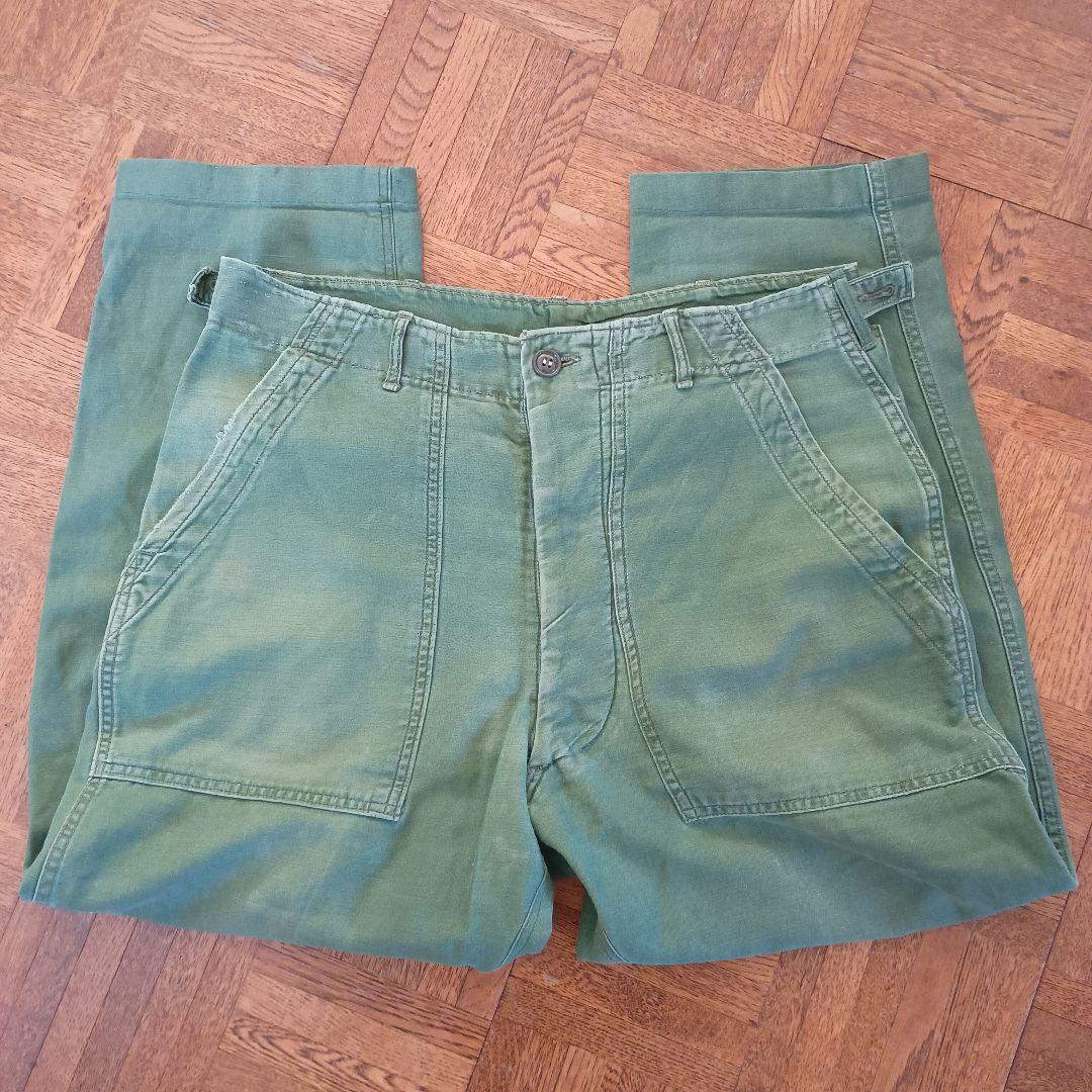 ベイカーパンツ 50s カーゴパンツ ミリタリー ボタンフライ US ARMY