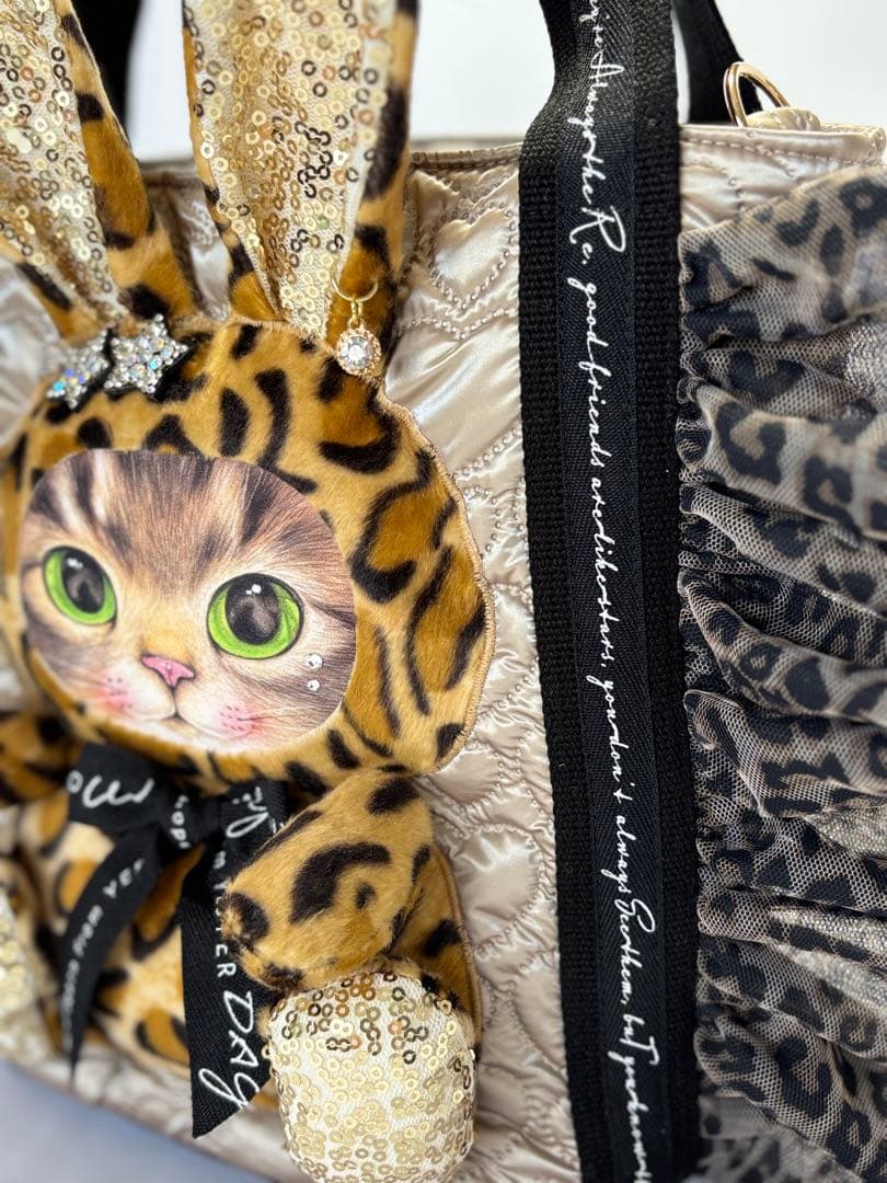 さ*ー様 コヤンイサムチョン　うさちゃん丸底トートバッグ