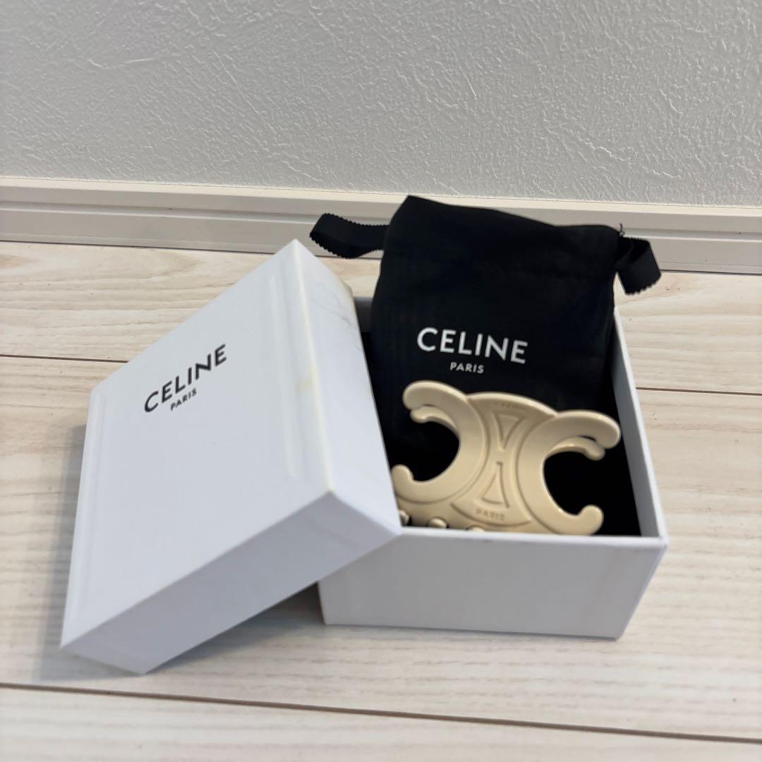 【値下げ】CELINE ラージ ヘアクロー アイボリー